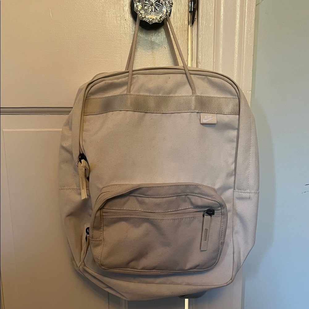 Beige Nike Backpack